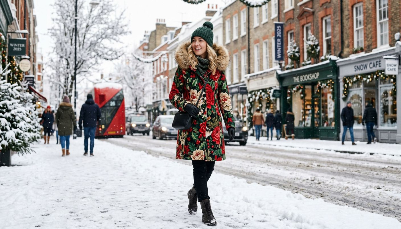 Florale Muster gelten im Winter 2025 als Modetrend